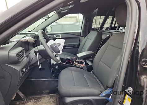 2025 Ford Explorer Police Interceptor from USA, damaged, VIN 1FM5K8AB0SGA74359